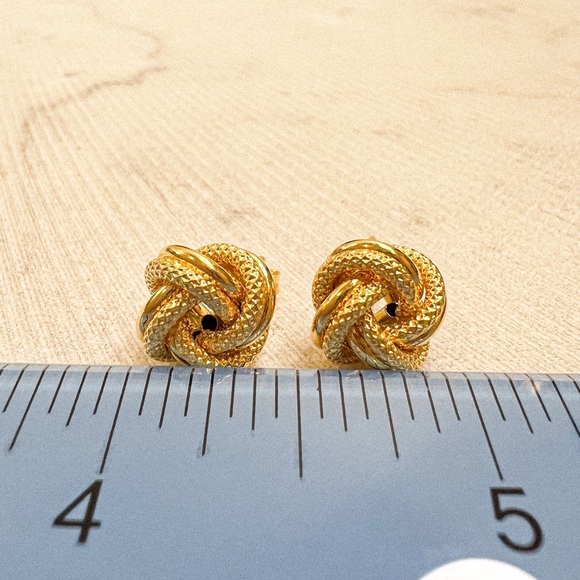 Knot earrings - Picture 2 of 2